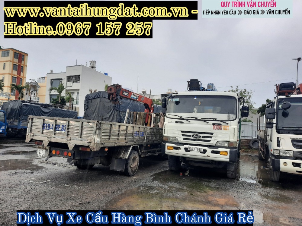 Xe Cẩu Hàng Gía Rẻ Huyện Hóc Môn